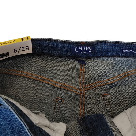 NWT Chaps Slim Boyfriend Ankle Jeans Size 6/28 - Picture 4 of 6